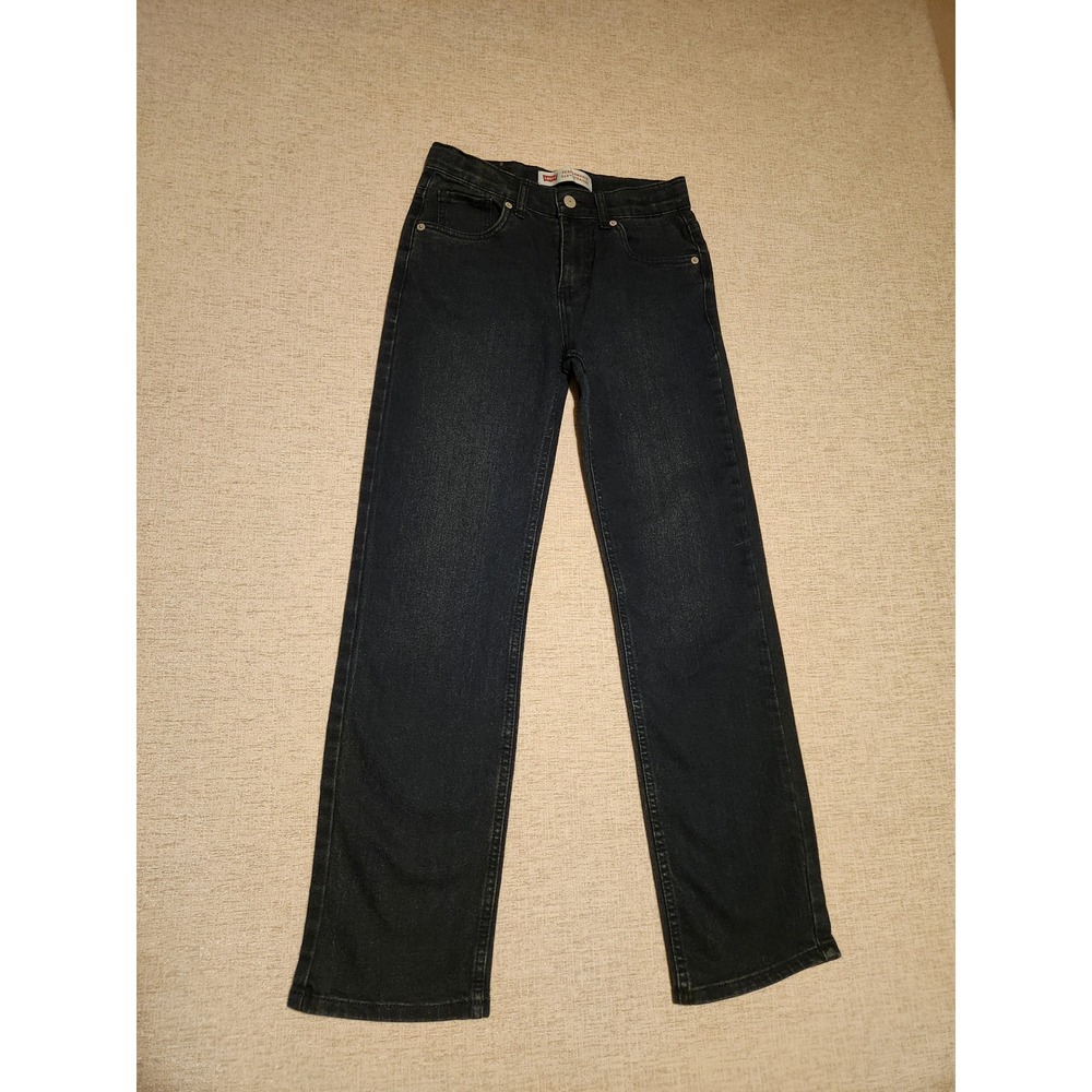 STS Blue Jeans Womens 28 Blue Distressed Button Fly Raw Hem Straight Leg